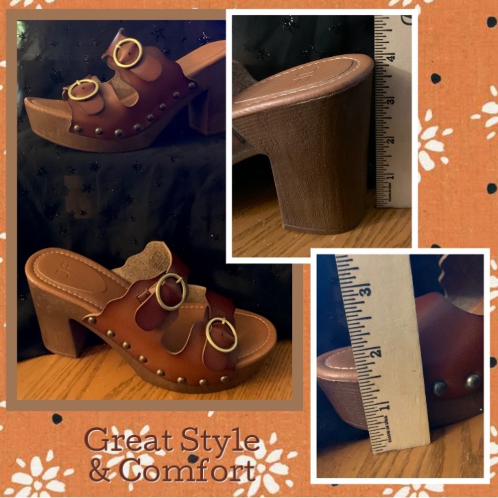 Kacie Studded Brown Women's Shoes - Picture 3 of 3